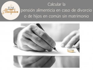 Cómo calcular ​la pensión alimenticia en caso de divorcio 